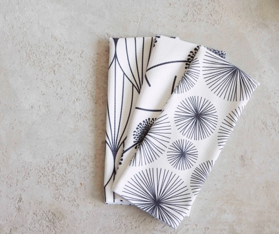 The towels from Geometry House are perfect for every cook www.lillieeatsandtells.com