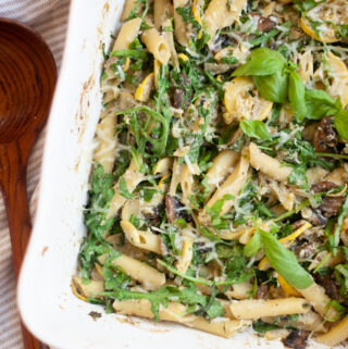 Mushroom Ricotta Pasta Bake by www.lillieeatsandtellscom.bigscoots-staging.com