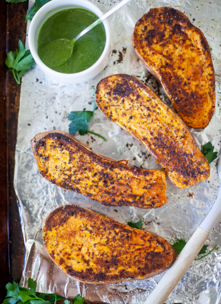 Oil-free, Dairy-free Green Sauce www.lillieeatsandtells.com