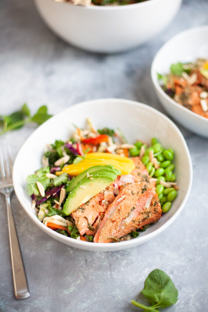 The marinade for this soy ginger salmon has so much flavor, thanks to the soy sauce and sesame oil. www.lillieeatsandtells.com