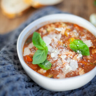 Minestrone Soup With Chicken