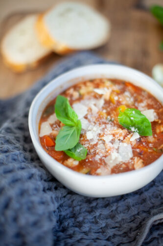 Minestrone Soup With Chicken
