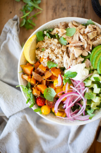 Easy dairy-free cava bowl copycat. www.lillieeatsandtells.com