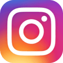 Instagram logo: A white outline of a camera with a circle in the center, set against a square background with a gradient of pink, purple, orange, and yellow—perfect for sharing your favorite macro friendly recipes or inspiring macro friendly meal prep recipes with your followers.