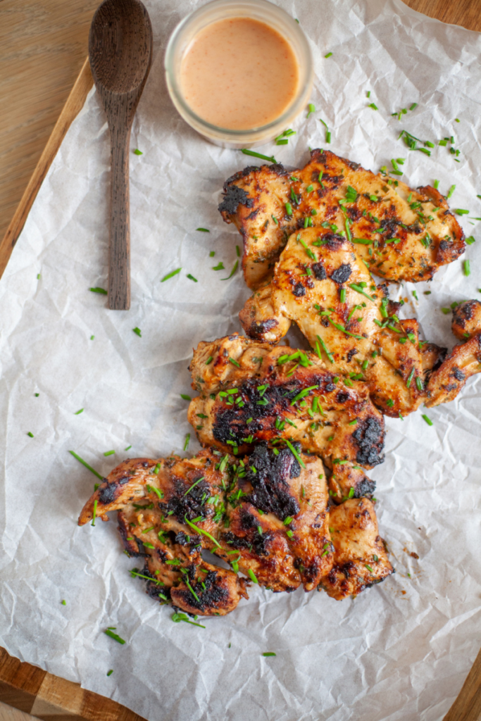 Try these BBQ soy ginger chicken thighs. They are macro-friendly and delicious. www.lillieeatsandtells.com