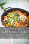 If you are looking for a new recipe, try this sweet potato chipotle rotisserie chicken skillet. www.lillieeatsandtells.com