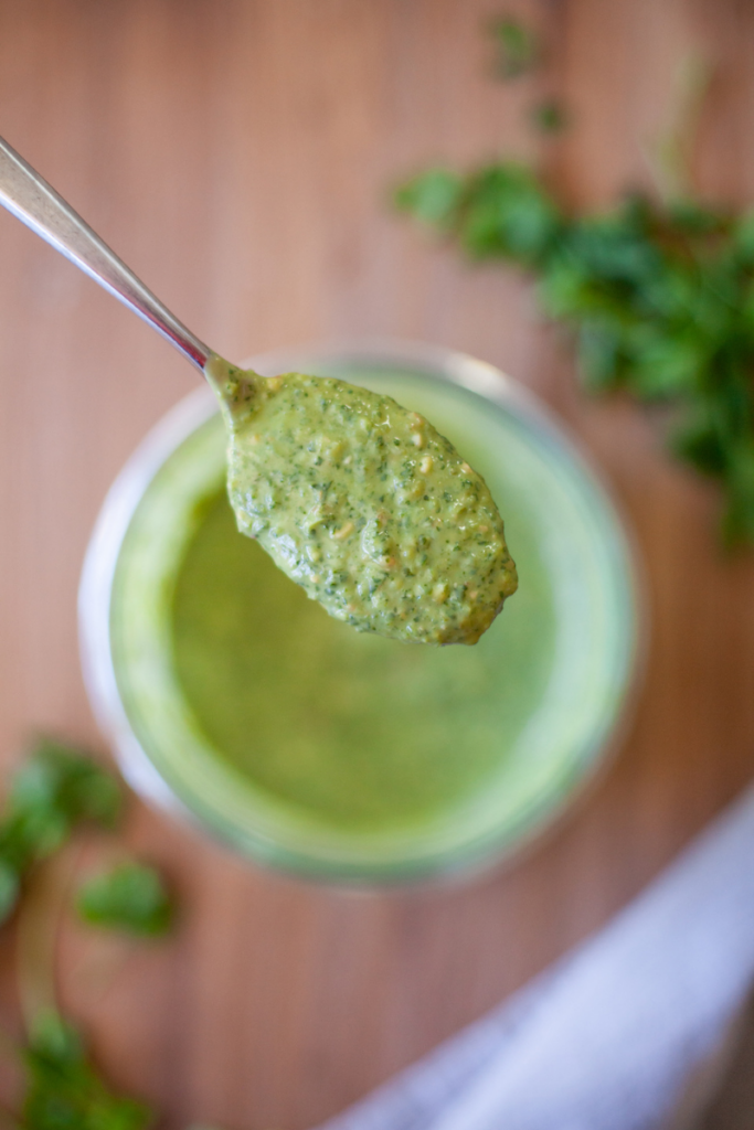 Don't miss out on this recipe for my macro-friendly Green Goddess dressing. www.lillieeatsandtells.com