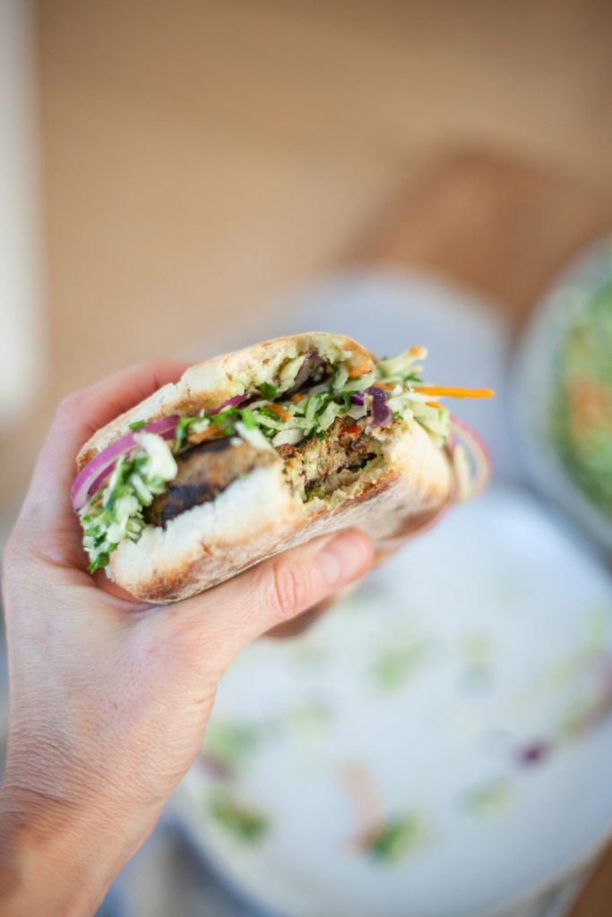 Check out the recipe for my Green Goddess Veggie Turkey Burger on Ciabatta. www.lillieeatsandtells.com
