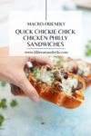 healthy rotisserie chicken philly sandwich www.lillieeatsandtells.com