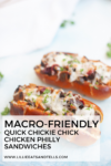 easy weeknight meal with healthy philly sandwich www.lillieeatsandtells.com