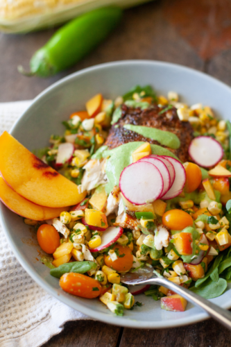 air fryer mahi mahi with corn salsa www.lillieatsandtells.com