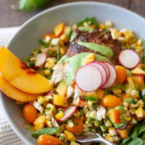 air fryer mahi mahi with corn salsa www.lillieatsandtells.com