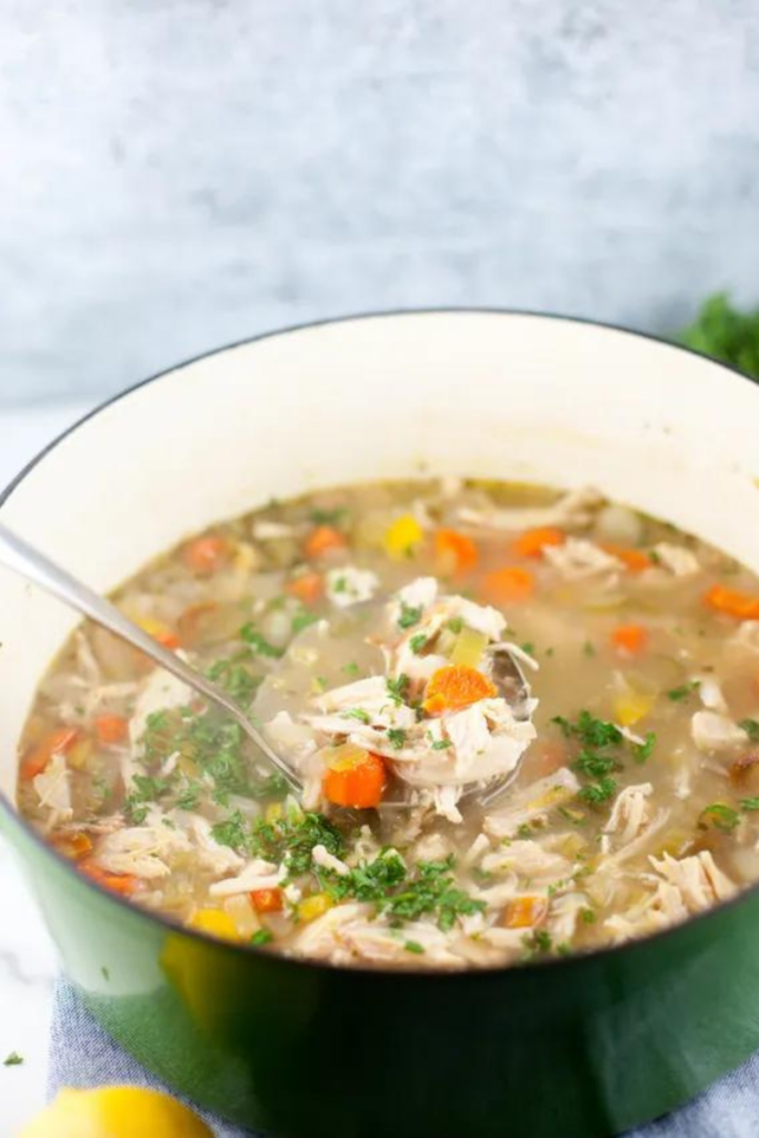 lemony chicken soup www.lillieatsandtells.com