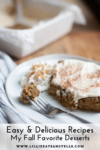 favorite fall desserts www.lillieeatsandtells.com