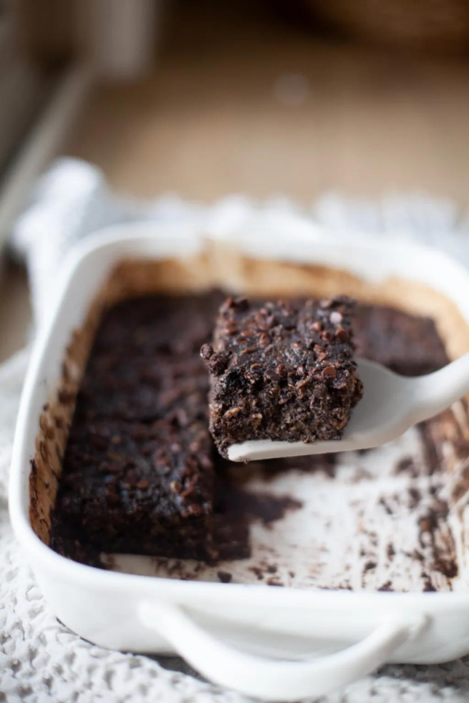 brownie baked zucchini oats www.lillieeatsandtells.com