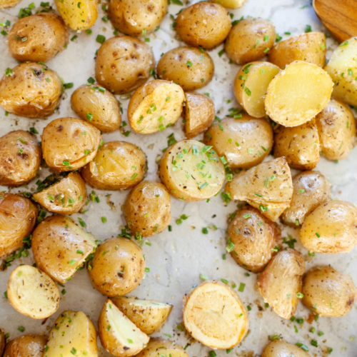 roasted baby potatoes www.lillieeatsandtells.com