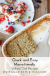 top 4 baked oat recipes www.lillieeatsandtells.com