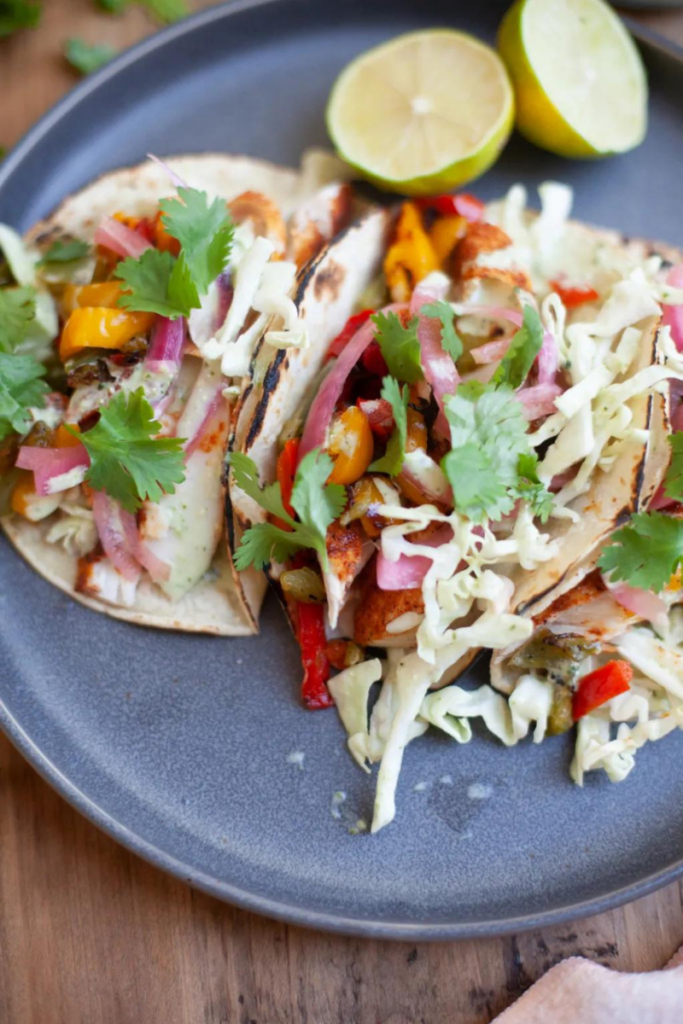 air fried fish tacos www.lillieeatsandtells.com