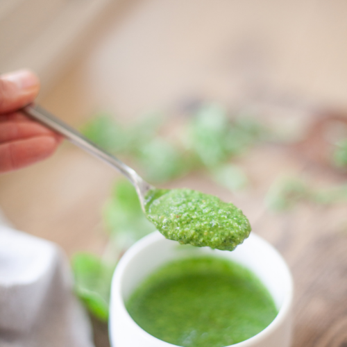 dairy-free basil pesto www.lillieeatsandtells.com