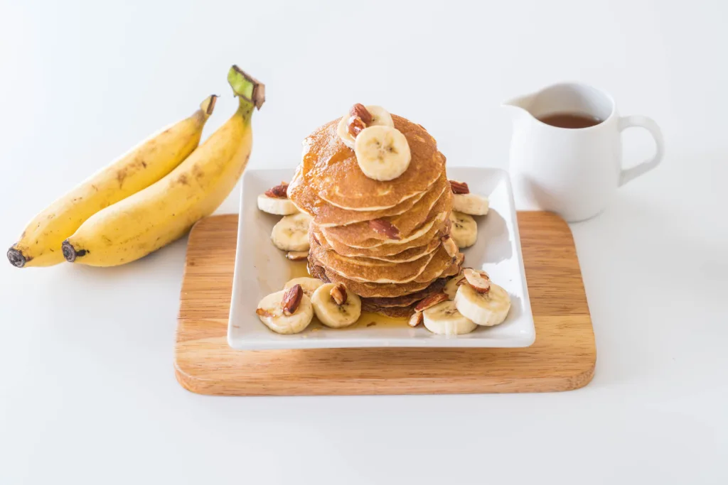 High Protein Banana Breakfast Pancakes