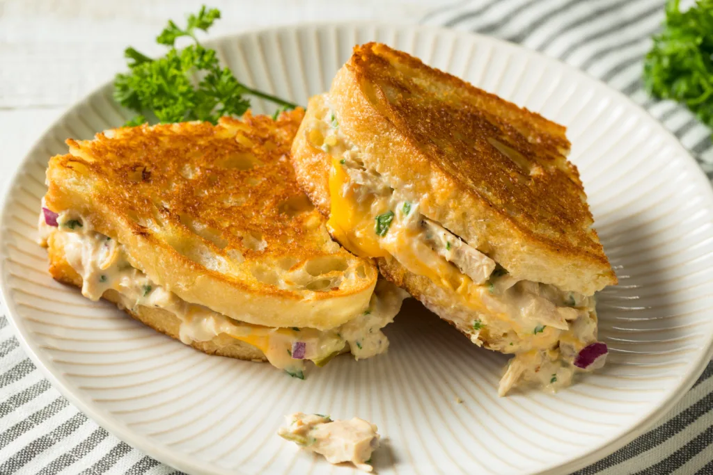 Protein Packed Tuna Melt Sandwich