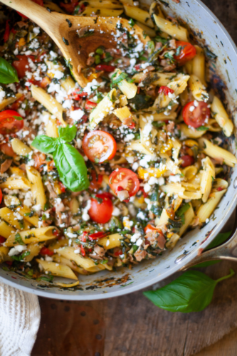 quick macro pasta www.lillieeatsandtells.com