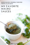 best of macro-friendly sauces www.lillieeatsandtells.com