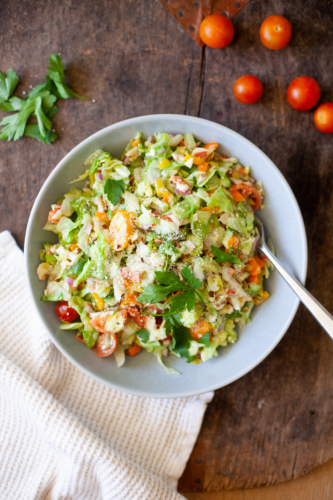 lightened up grinder salad www.lillieeatsandtells.com