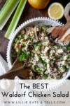 easy chicken salad www.lillieeatsandtells.com
