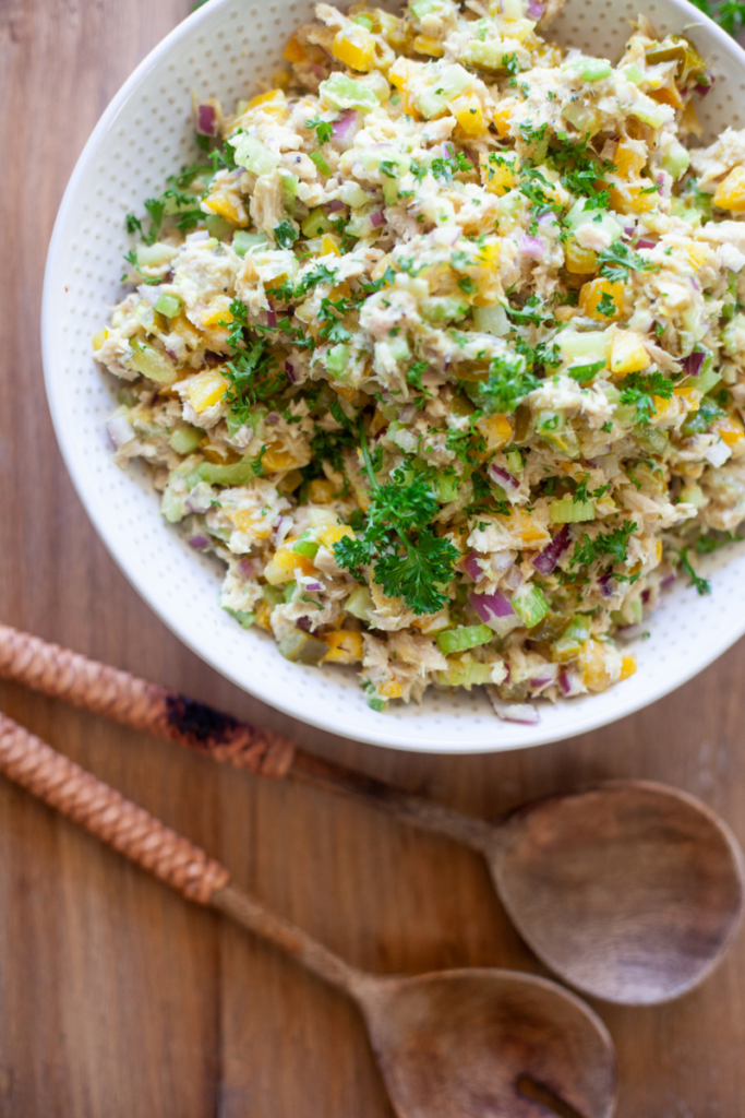lightened up tuna salad www.lillieeatsandtells.com