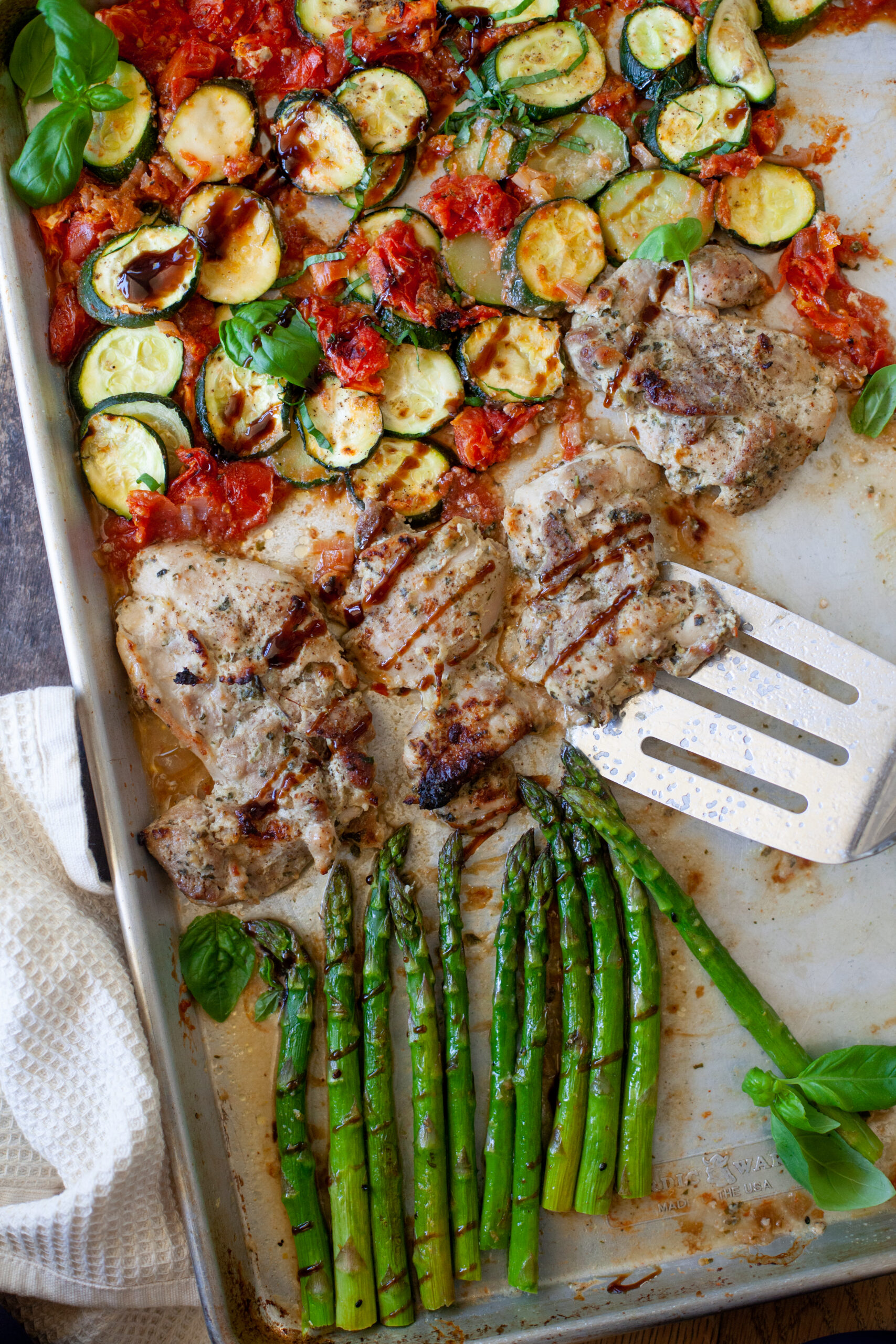 Roasted Tomato Basil Chicken by Lillie Eats and Tells