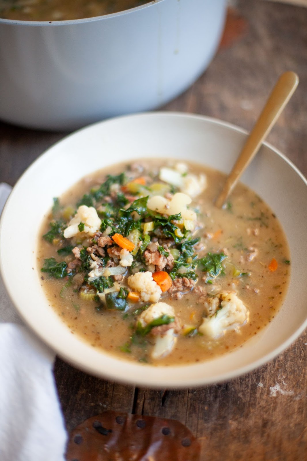 Bowl of Macro-friendly Soup by Lillie eats and tells