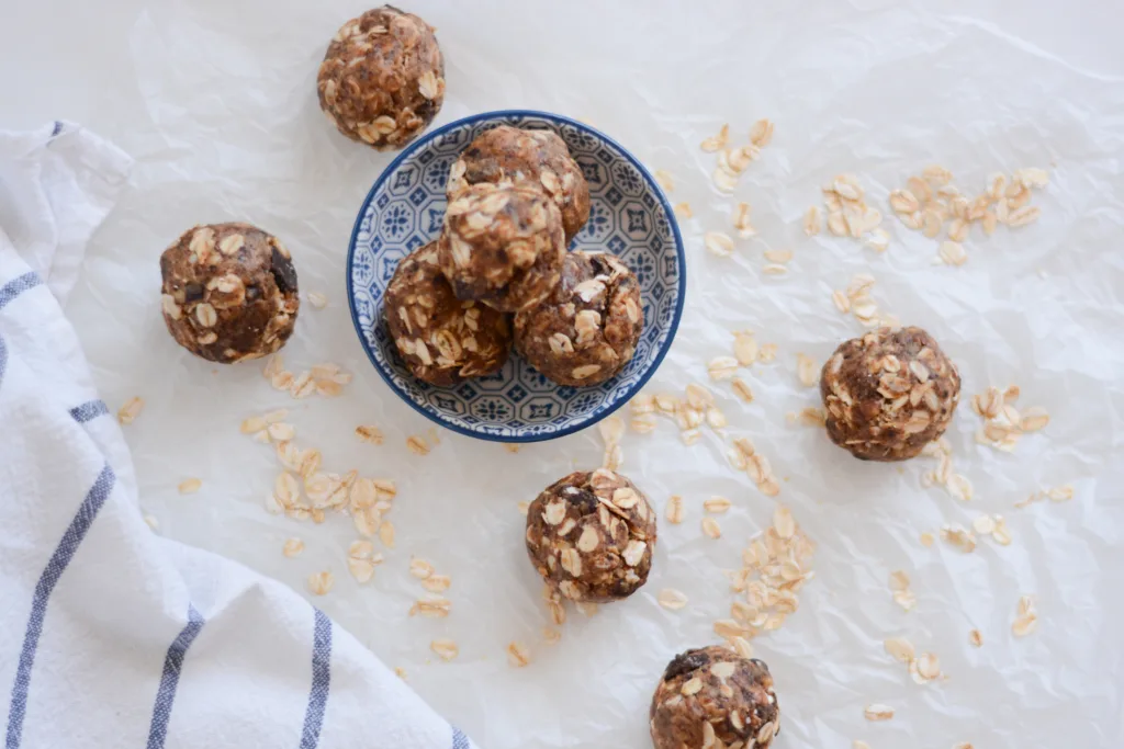Christmas Pudding Protein Balls