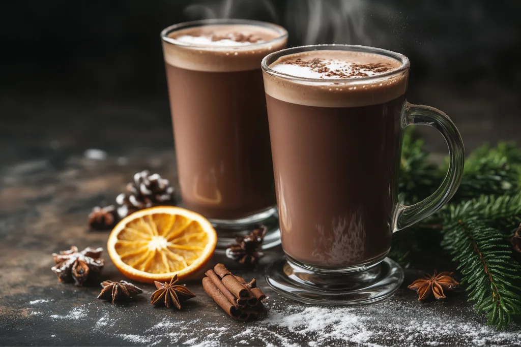 Orange Spiced Hot Chocolate