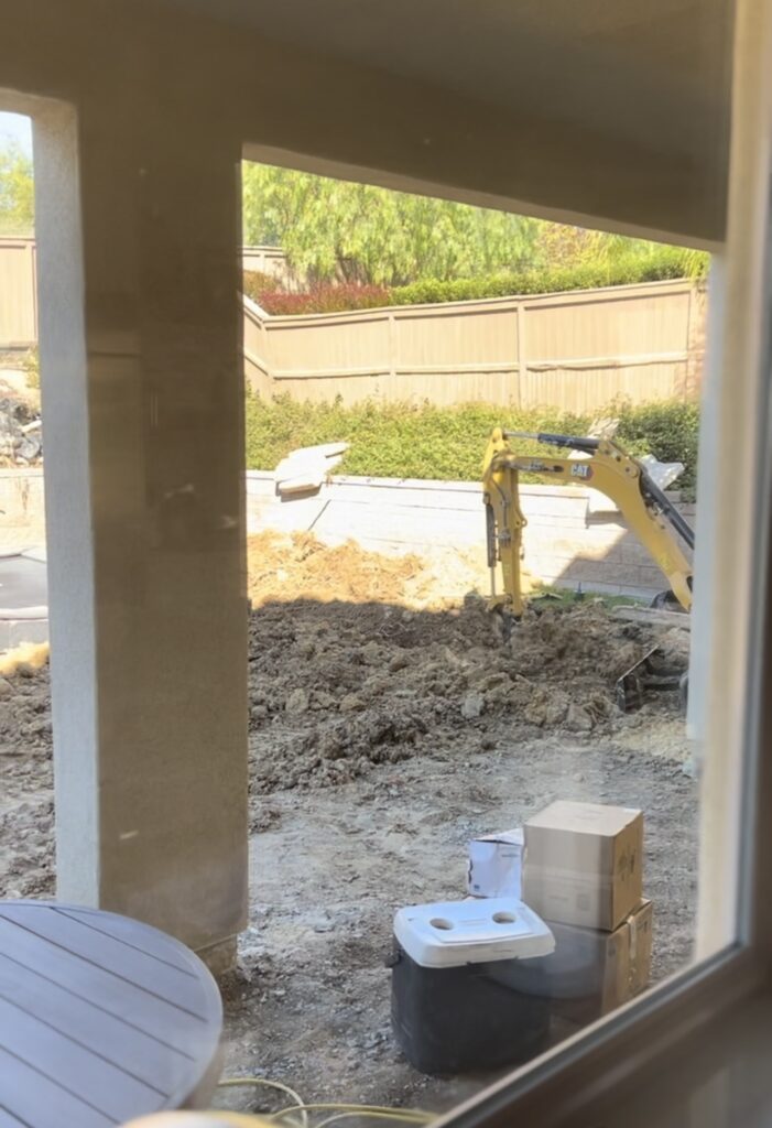 Construction of my outdoor kitchen