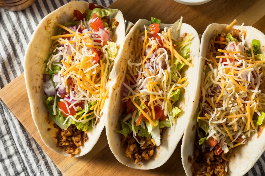 Oven-Baked Cheesy Beef Tacos