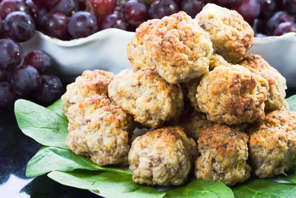 Chicken Sausage Cheese Balls