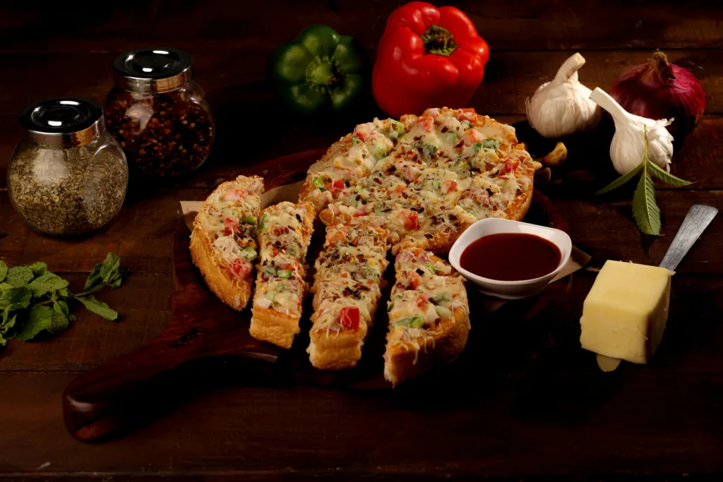 Easy Cheesy Garlic Bread Pizza