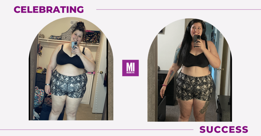 Celebrating Success: Before and After Photos Showing Autumn's Weight Loss Journey