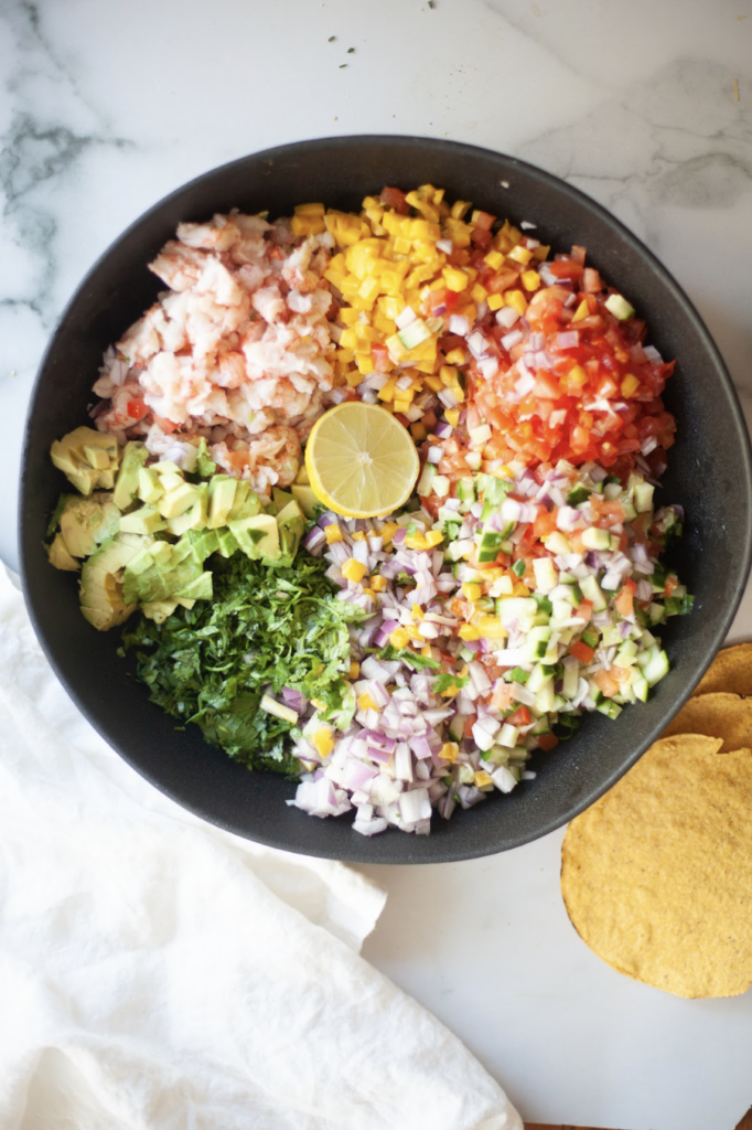 Lillie Eats and Tells Shrimp Ceviche Salad