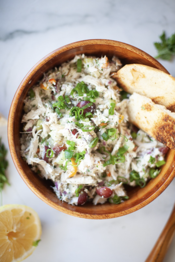 Almost Classic Cottage Cheese Chicken Salad Lillieeatsandtells.com