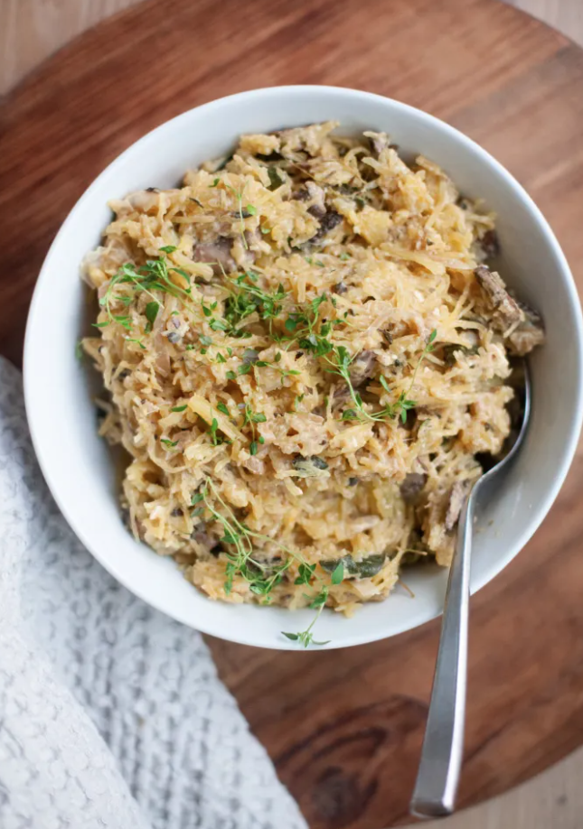 Delicious, spaghetti squash side lillieeatsandtells.com
