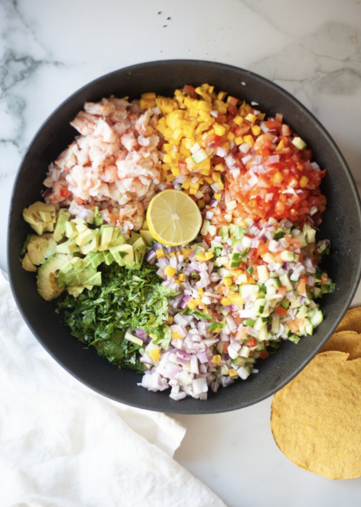 Shrimp Ceviche Salad Lillieeatsandtells.com
