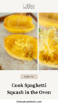 Pinterest Pin of Cooked spaghetti squash
