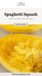 Pinterest Pin of Spaghetti Squash