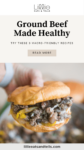 Ground beef philly skillet sandwich on a bun.