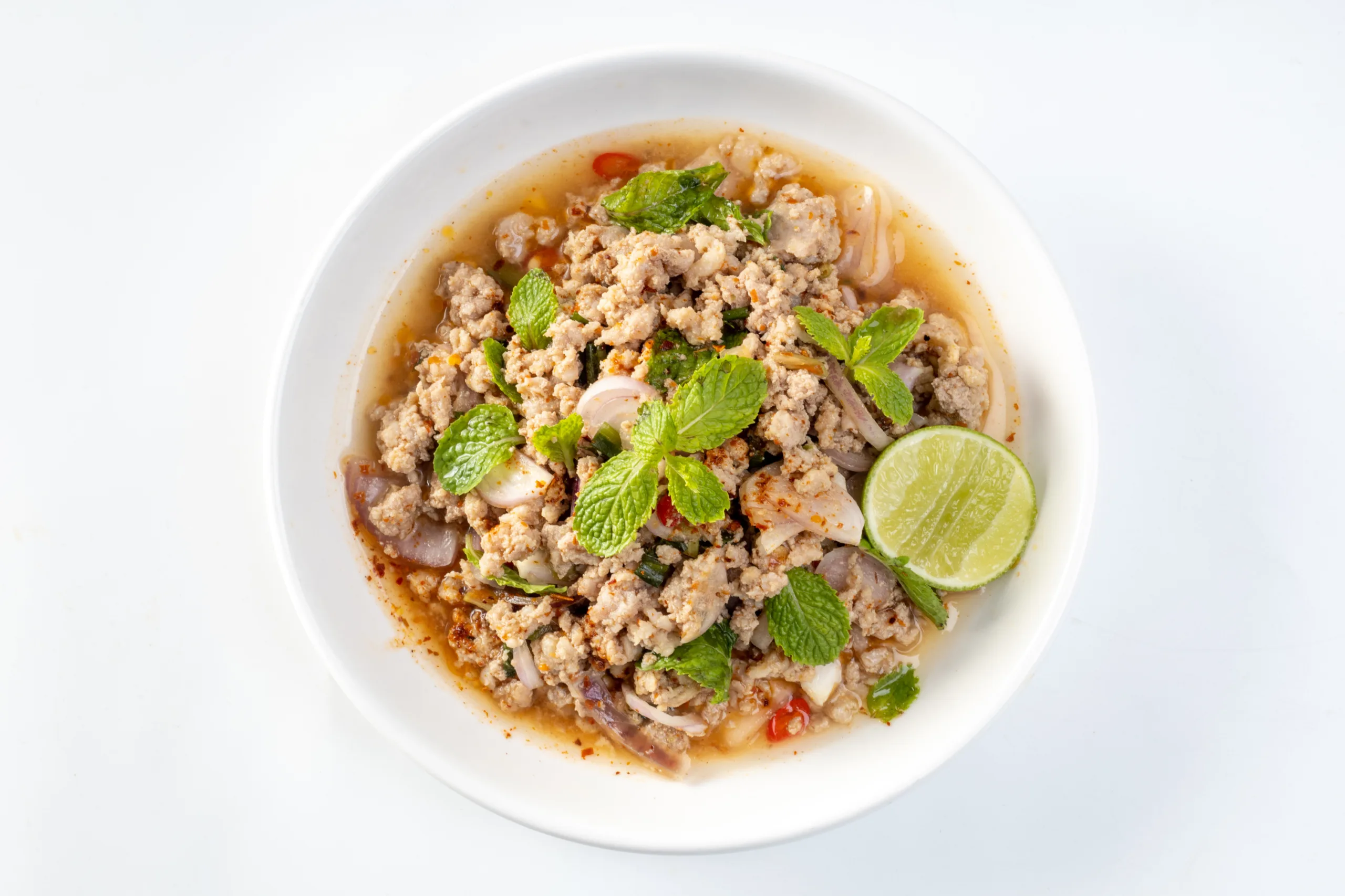 High-Protein Mediterranean Turkey Bowl - 12g Fat, 21g Carbs, 29g Protein and 324 Calories
