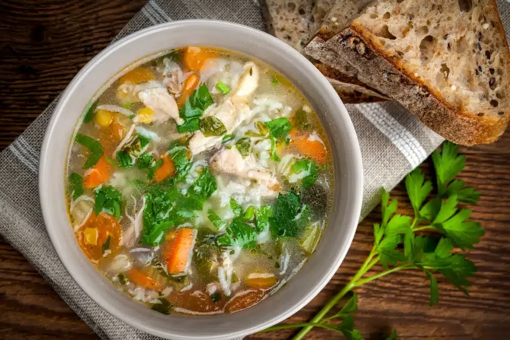Slow Cooker Turkey and Vegetable Soup