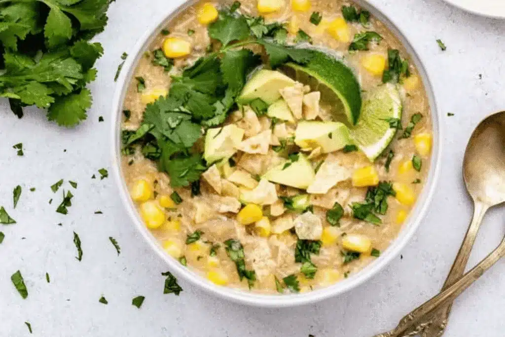 High-Protein White Turkey Chili Verde