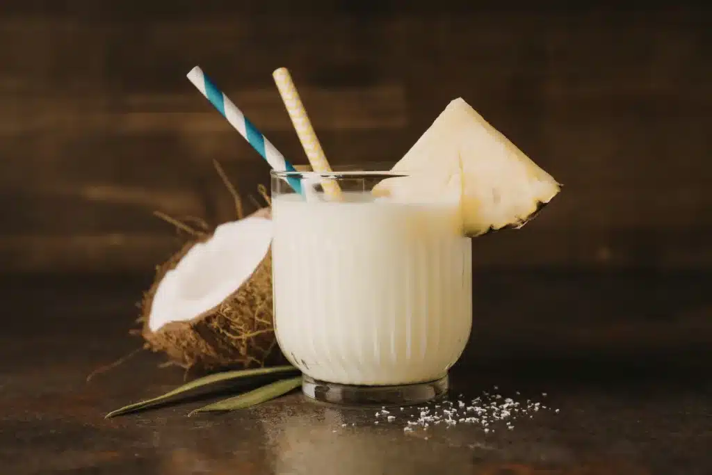 Low-Fat Piña Colada Pudding
